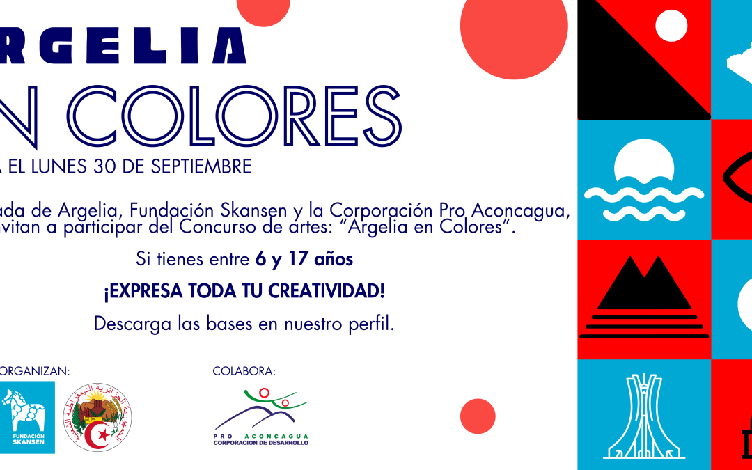 Corporación Pro Aconcagua apoya y promueve difusión de concurso de artes visuales “Argelia en Colores”